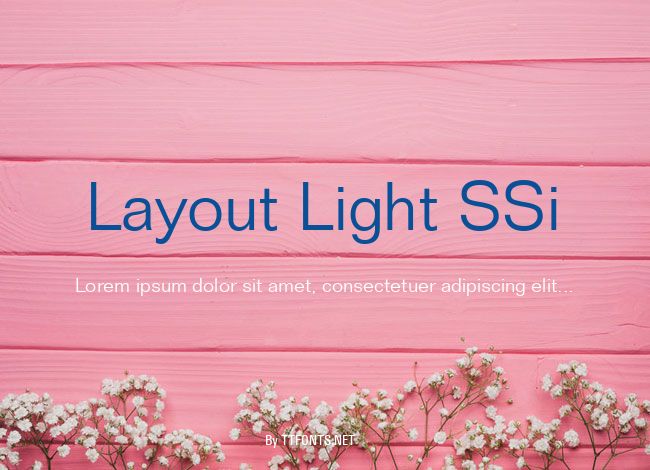 Layout Light SSi example