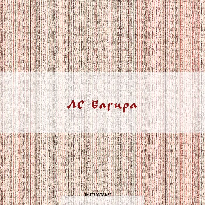 LC Bagira example