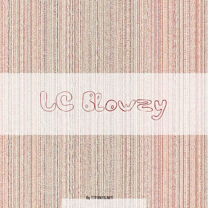 LC Blowzy example