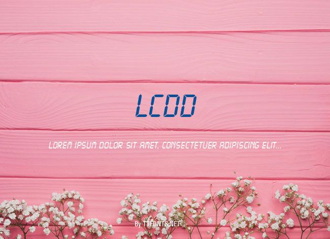 LcdD example