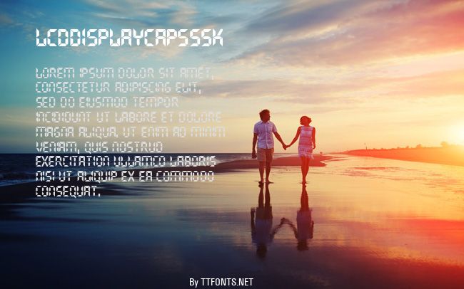 LCDDisplayCapsSSK example