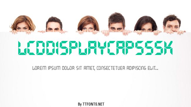 LCDDisplayCapsSSK example