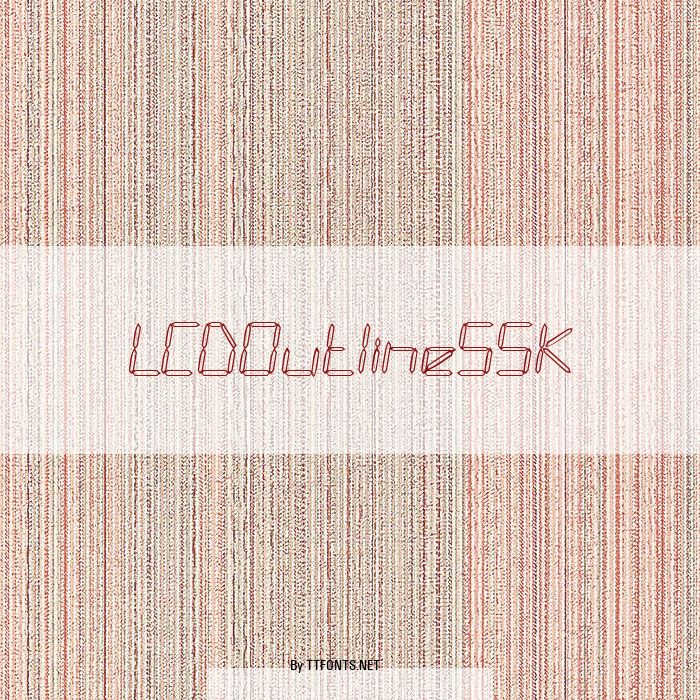 LCDOutlineSSK example