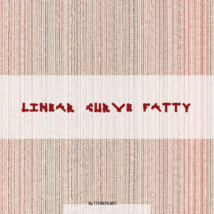 Linear Curve Fatty example