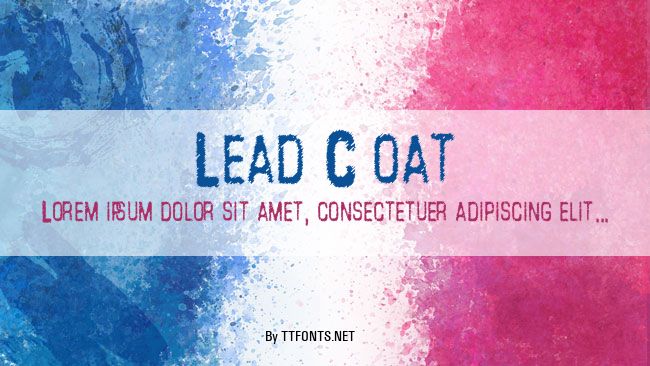 Lead Coat example