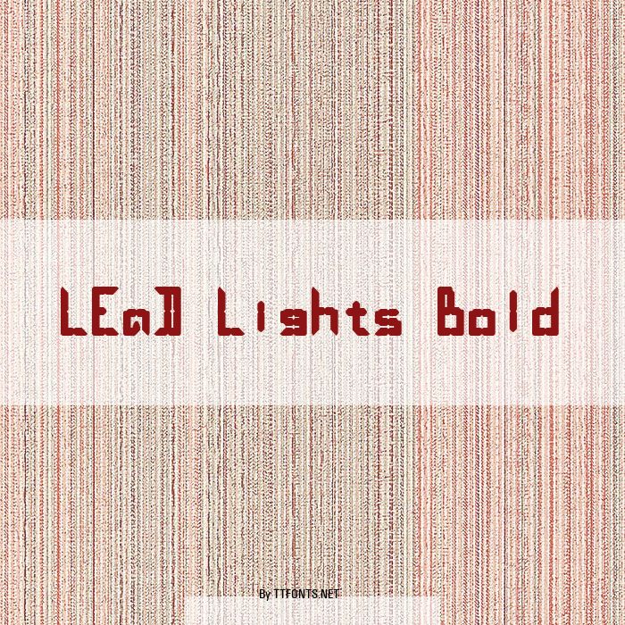 LEaD Lights Bold example