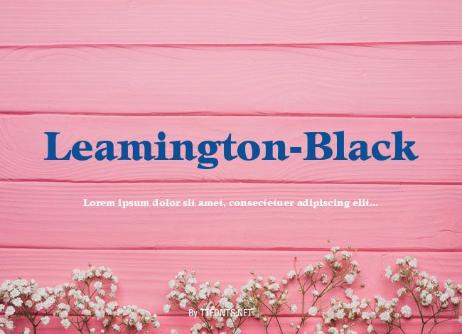 Leamington-Black example