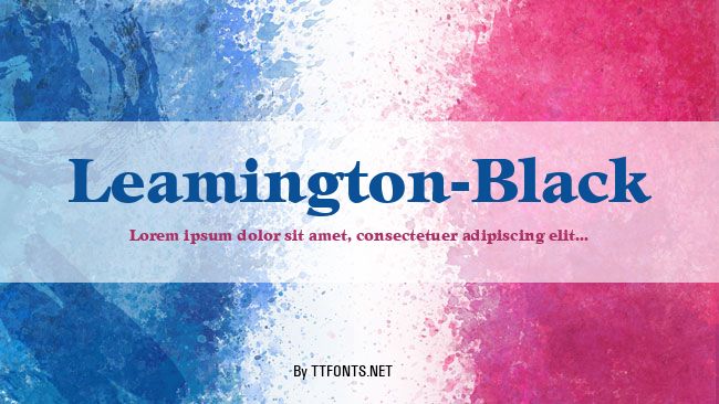 Leamington-Black example