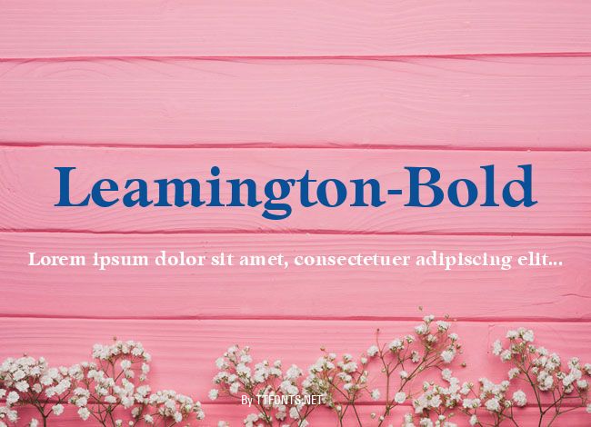 Leamington-Bold example