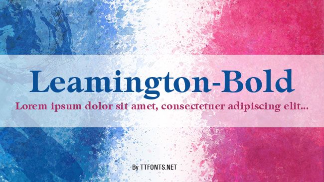 Leamington-Bold example