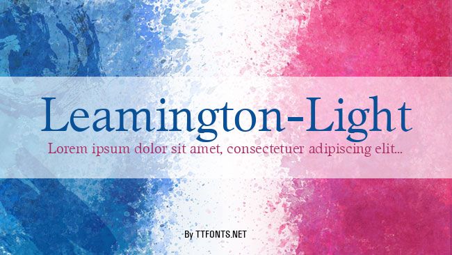 Leamington-Light example