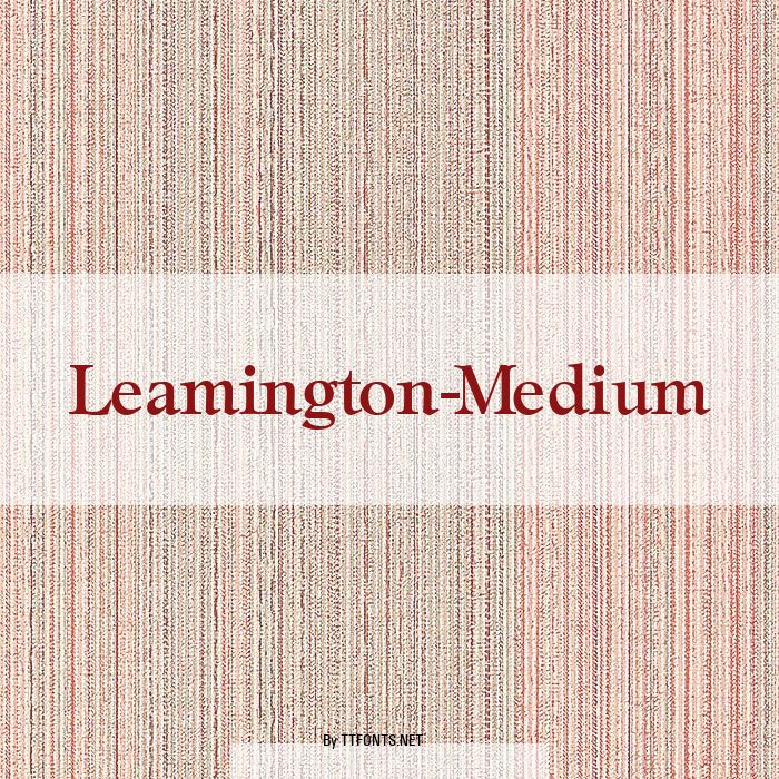 Leamington-Medium example