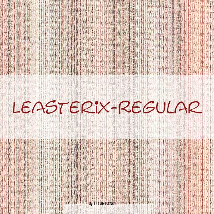 Leasterix-Regular example