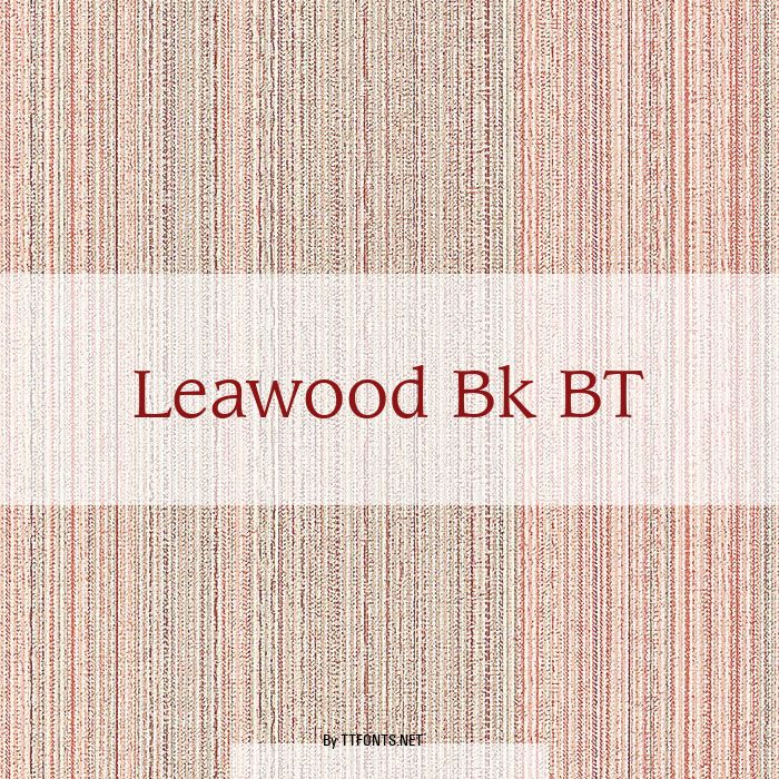 Leawood Bk BT example
