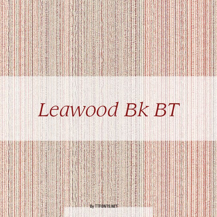 Leawood Bk BT example