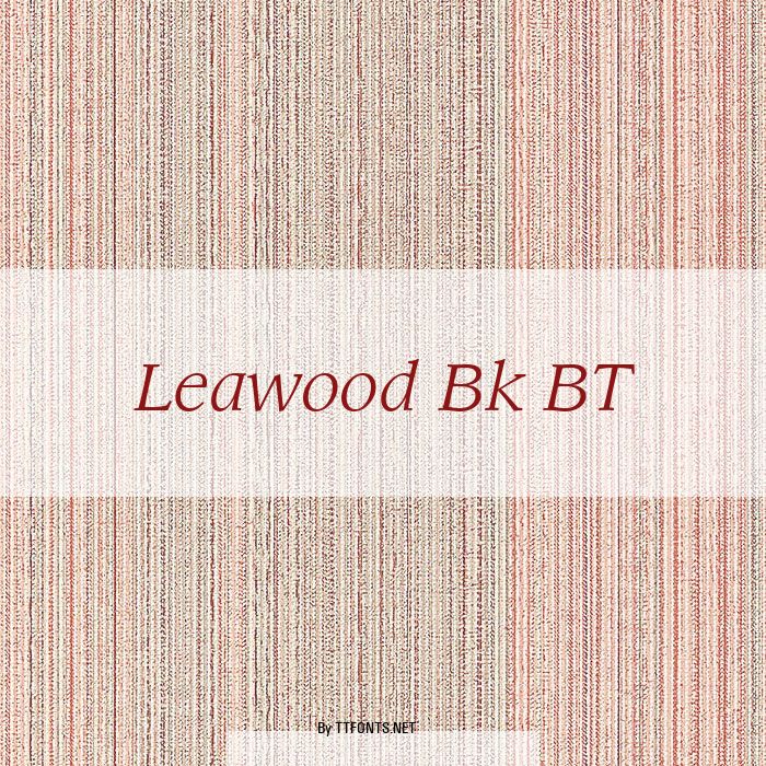 Leawood Bk BT example