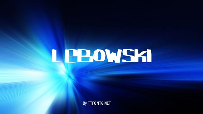 Lebowski example