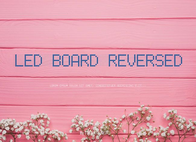 LED BOARD REVERSED example