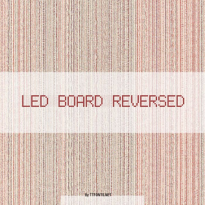 LED BOARD REVERSED example