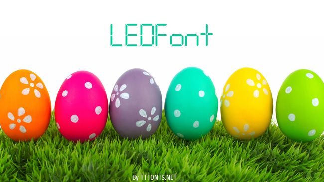 LEDFont example