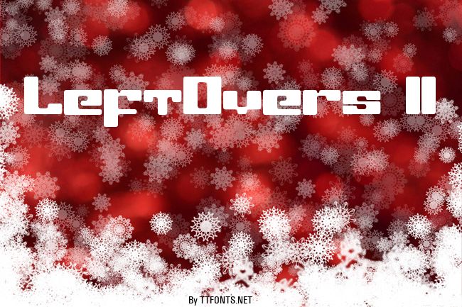 LeftOvers II example