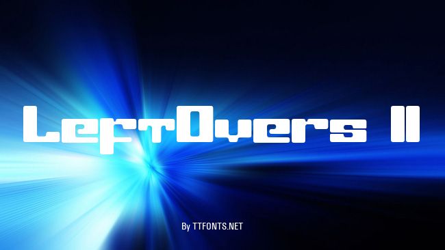 LeftOvers II example