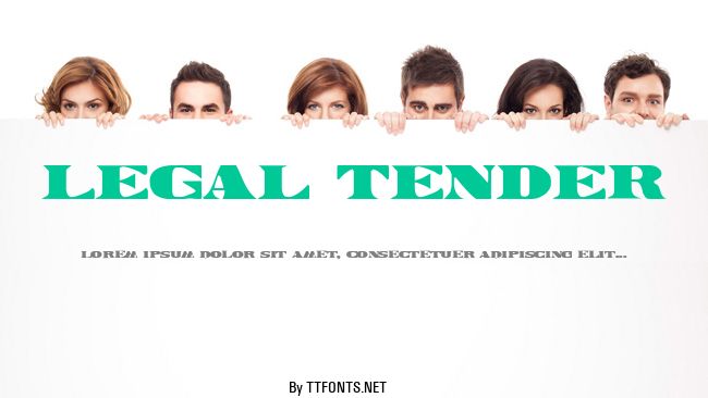 Legal Tender example