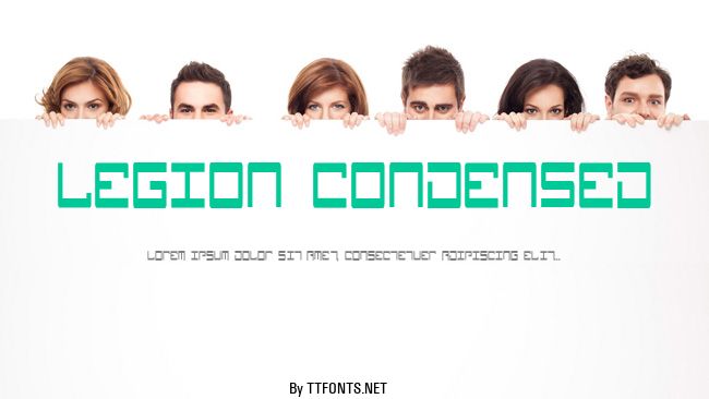 Legion Condensed example
