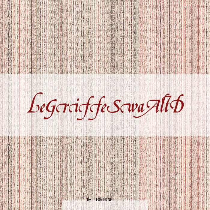 LeGriffeSwaAltD example
