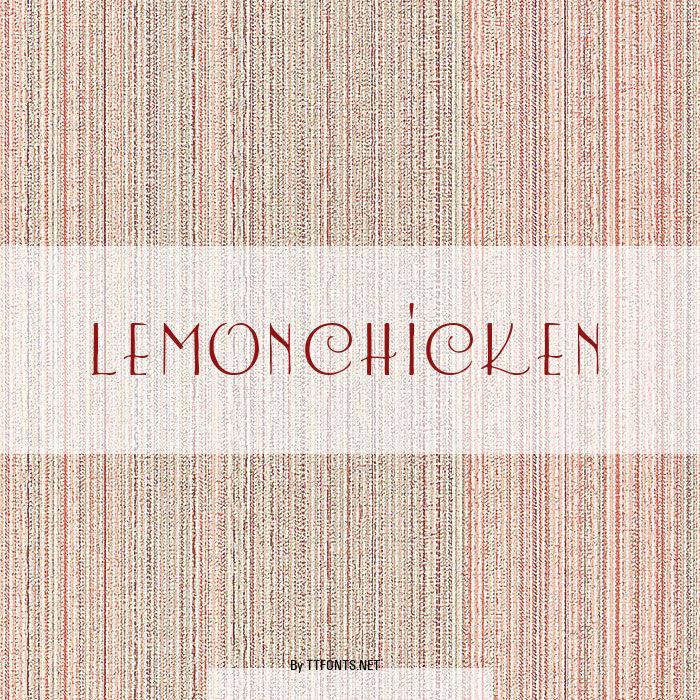 LemonChicken example