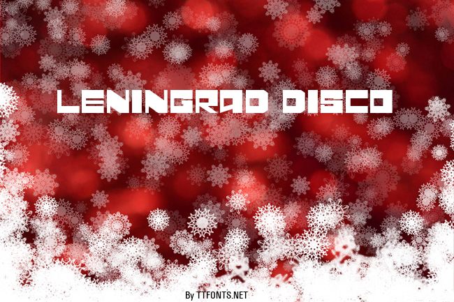 Leningrad Disco example