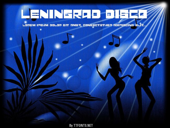 Leningrad Disco example