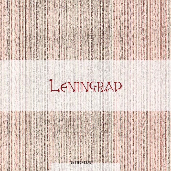Leningrad example