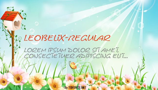 Leobelix-Regular example