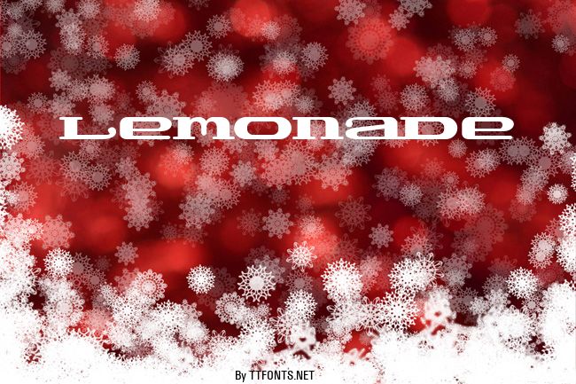 Lemonade example