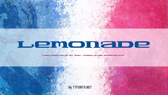 Lemonade example