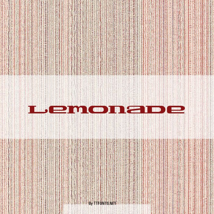 Lemonade example