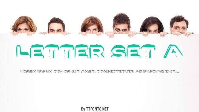 Letter Set A example