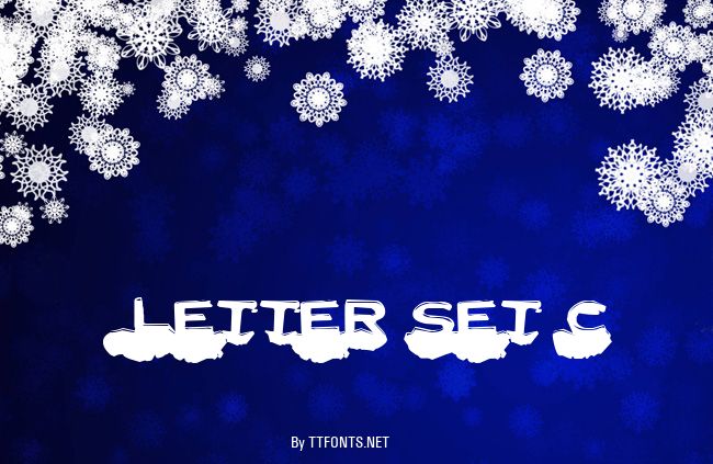 Letter Set C example