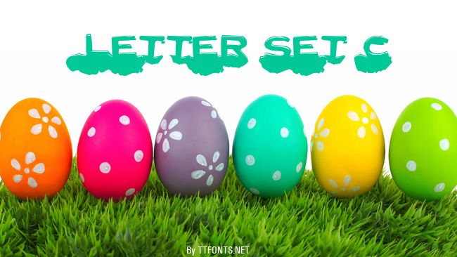 Letter Set C example
