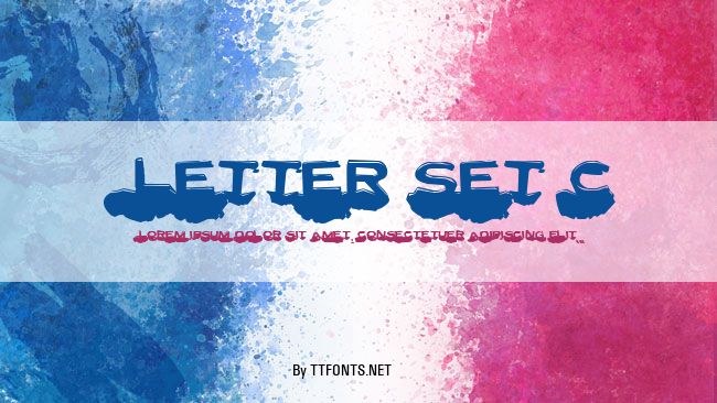 Letter Set C example