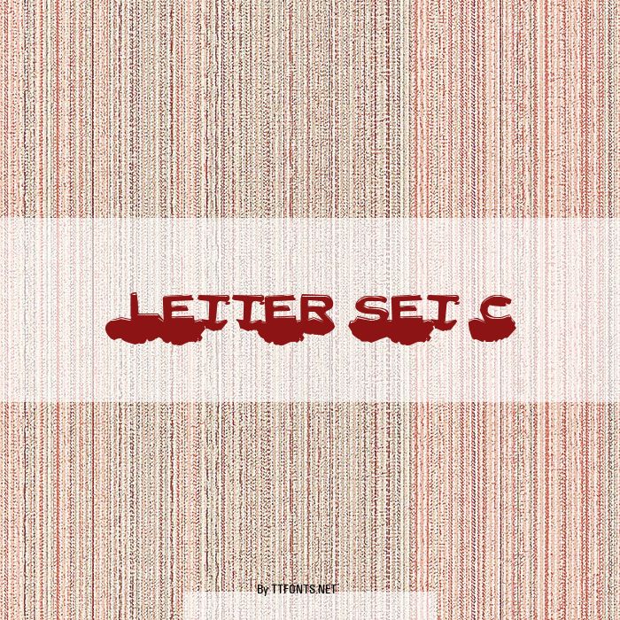 Letter Set C example