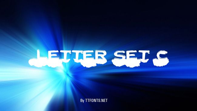 Letter Set C example