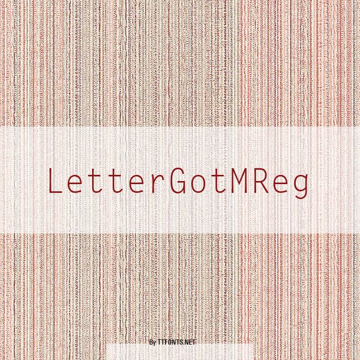 LetterGotMReg example