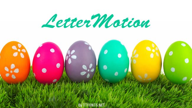 LetterMotion example