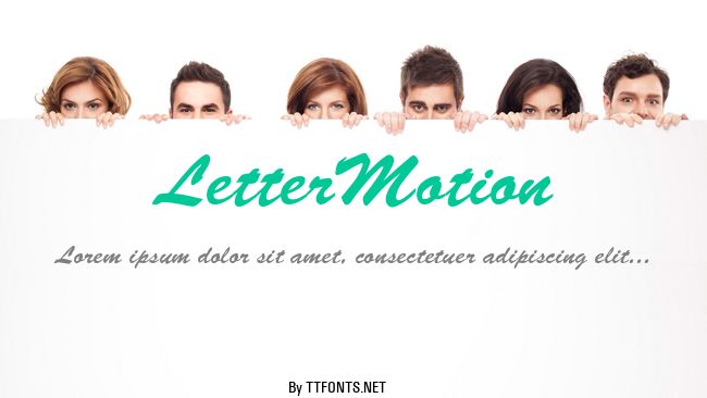 LetterMotion example