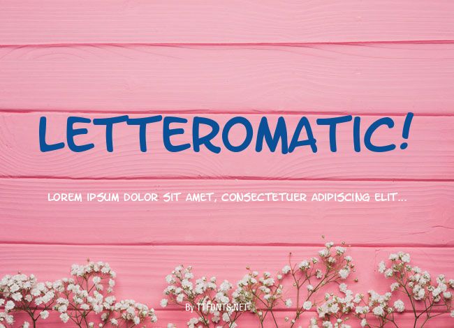 LetterOMatic! example