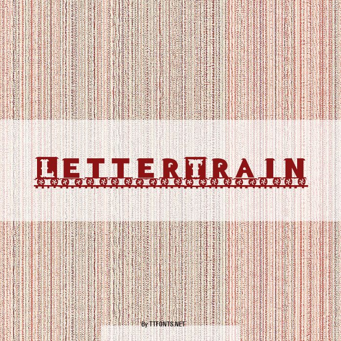 LetterTrain example