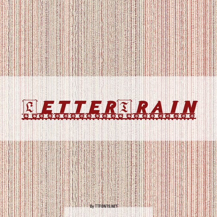 LetterTrain example