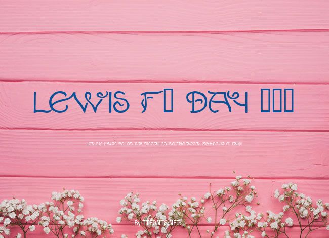 Lewis F. Day 191 example